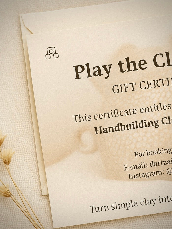 Play the Clay Way — Gift Certificate