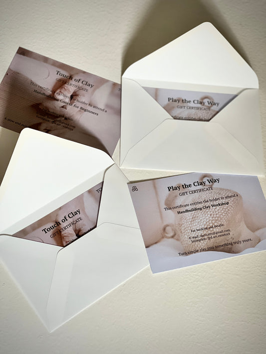 Play the Clay Way — Gift Certificate