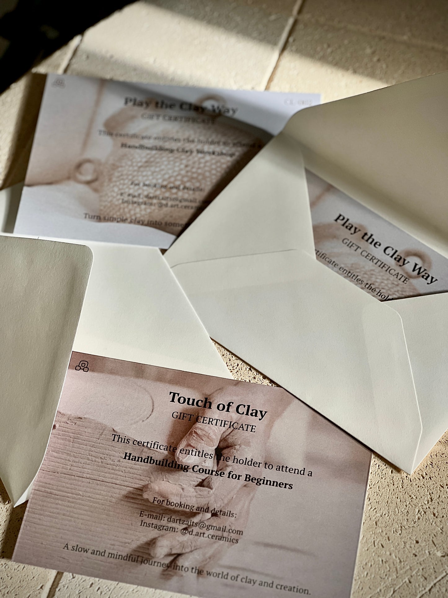 Touch of Clay (hand building course for beginners)